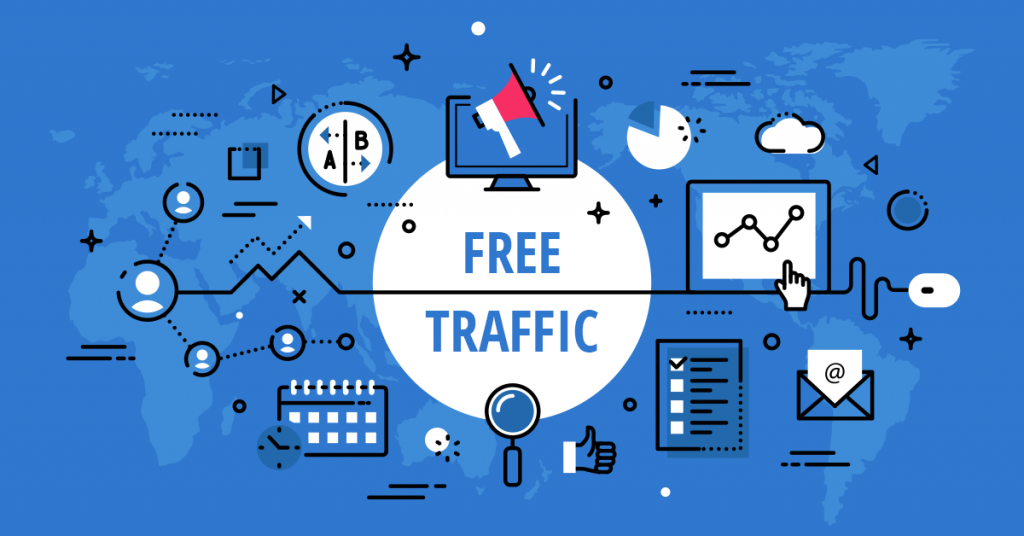 Free targeted web traffic