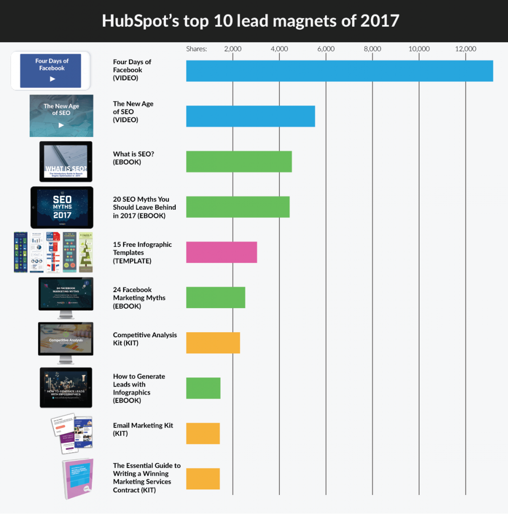 Lead 2017. Lead Magnet статистика.