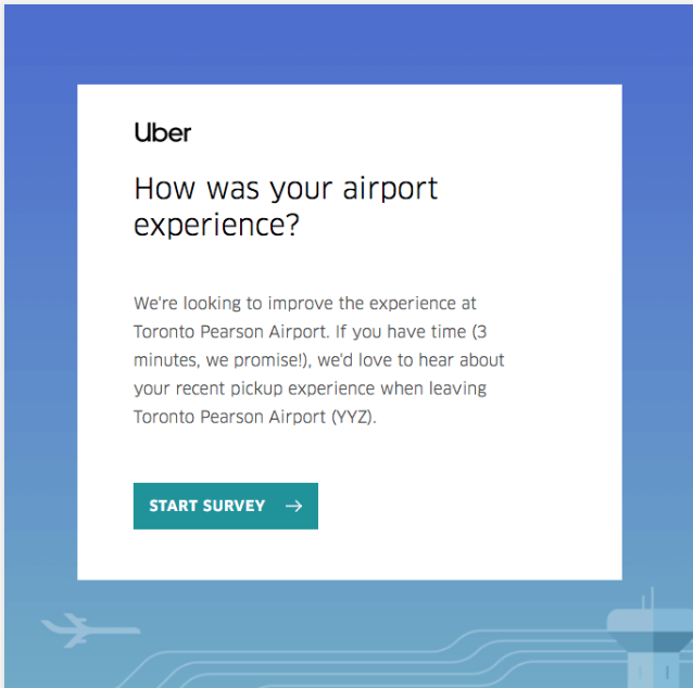 Uber Email example