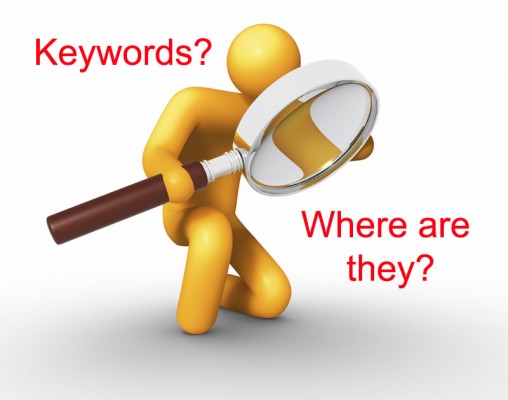 Look for keywords